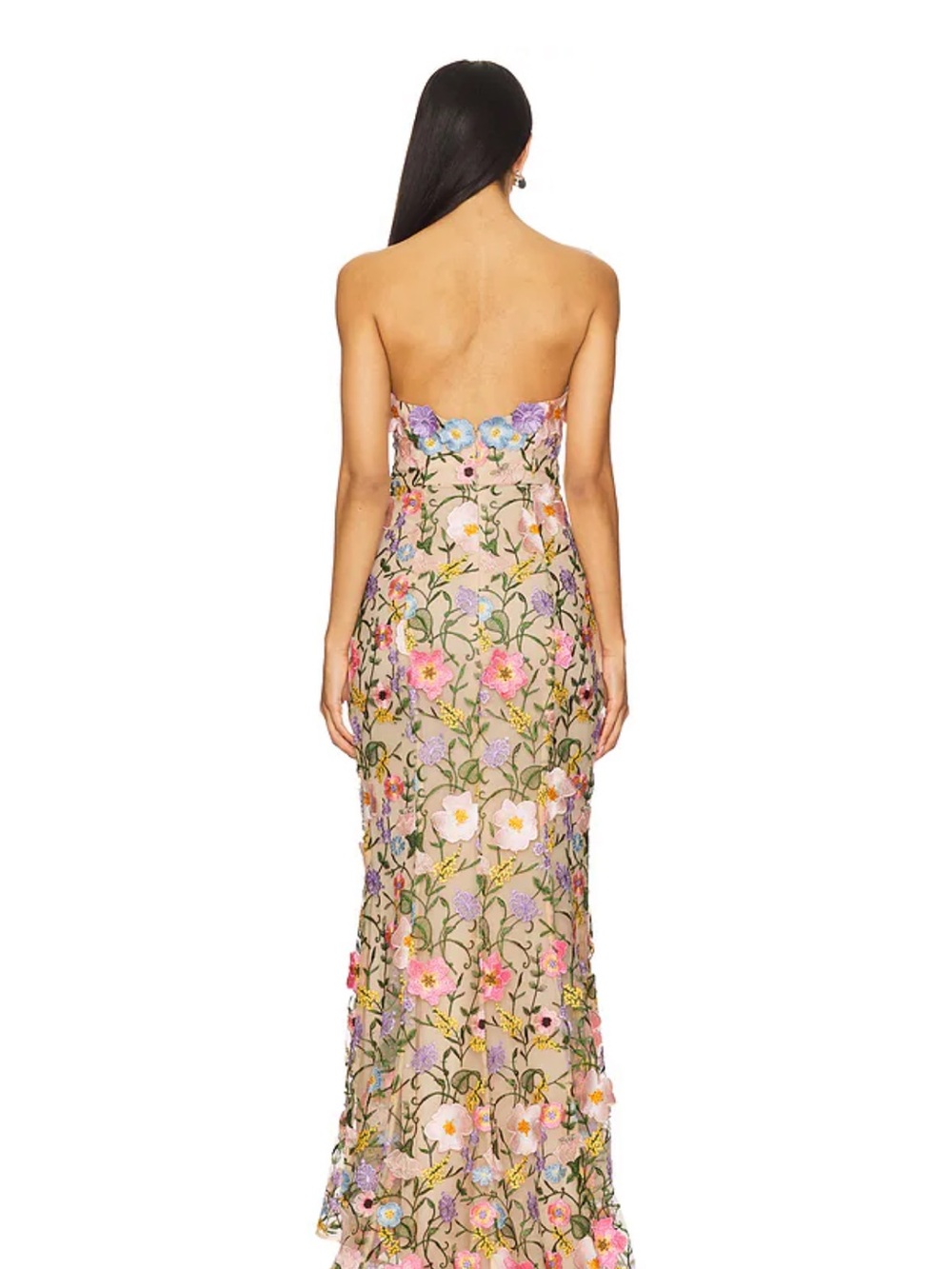 Elliatt Nydia Gown Milti Floral - Picture 4 of 6